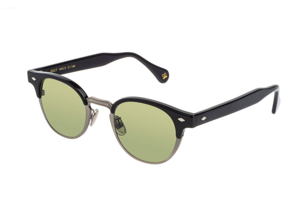 G027 SUN di David Marcè un occhiale da sole con una montatura ispirata alla moda vintage e caratterizzata da un design accattivante e distintivo